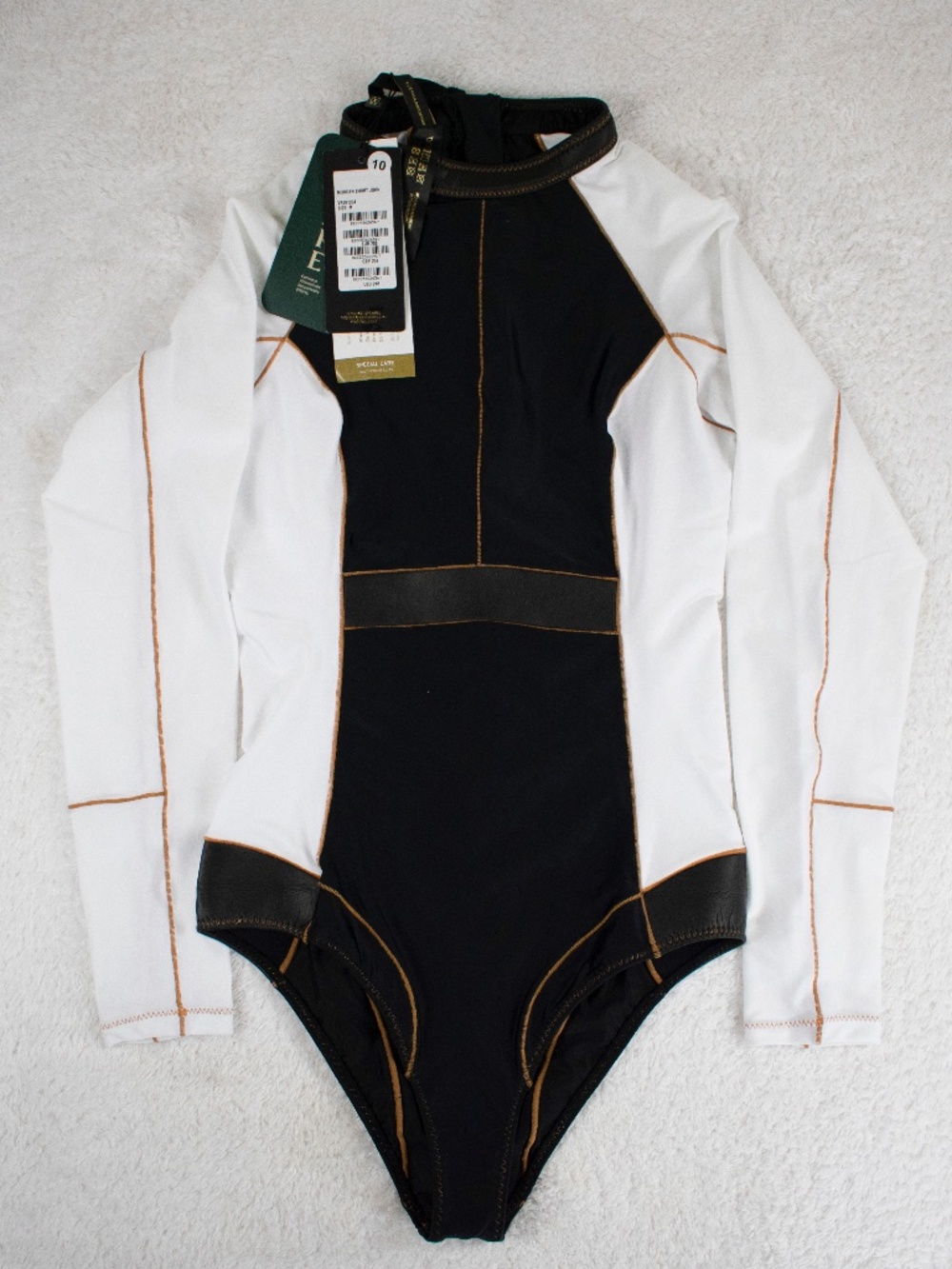 Vix PaulaHermanny Morgan Long Sleeve Short Jane Women’s Swim suit Size M NWT